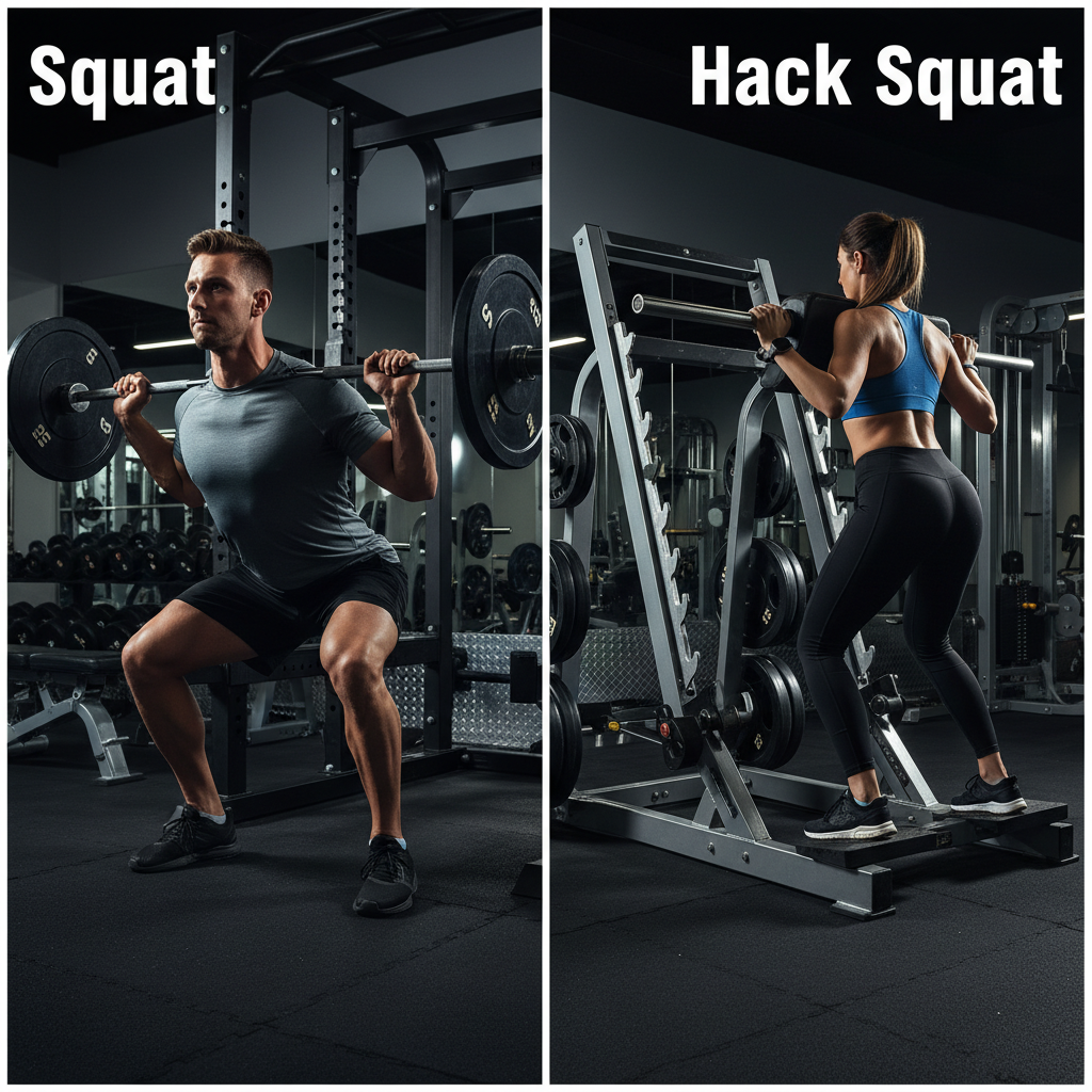 Hack Squat vs Squat: Best Comparison & Results Guide (2026)