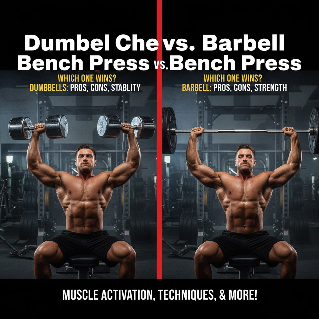 Dumbbell Chest Press vs Barbell Bench Press: Best 2026 Comparison
